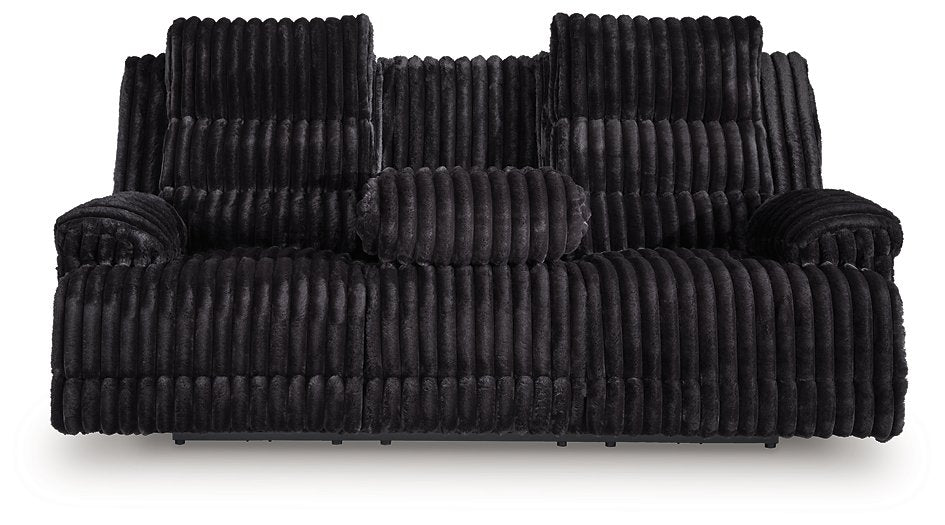 Rhine Falls Power Reclining Sofa with Drop Down Table - All Brands Furniture (NJ)