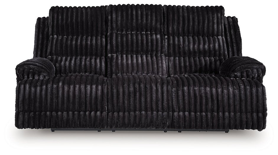 Rhine Falls Power Reclining Sofa with Drop Down Table - All Brands Furniture (NJ)