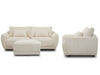 Parker Living Utopia - Mega Ivory Ottoman with Casters