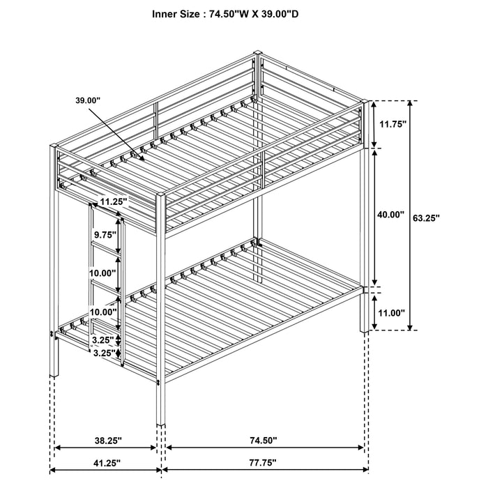 Alevera Bunk Bed - All Brands Furniture (NJ)