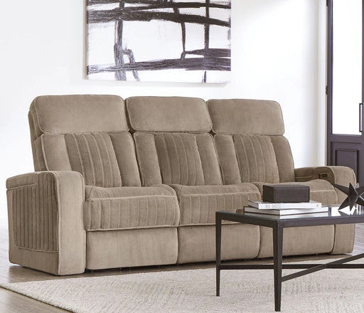 Parker Living Equinox Power Reclining Sofa with Drop Down Table