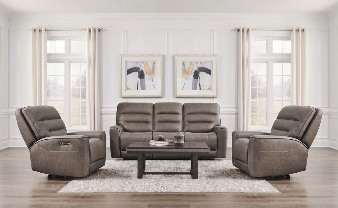 Parker Living Lawson - Sydney Brunette Zero Gravity Triple Power Reclining Sofa with Drop Down Table P2