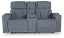 Studio Cave Power Reclining Loveseat with Console - All Brands Furniture (NJ)