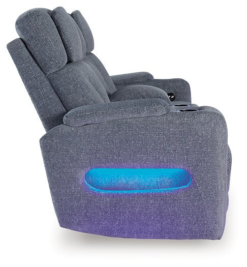 Studio Cave Power Reclining Loveseat with Console - All Brands Furniture (NJ)
