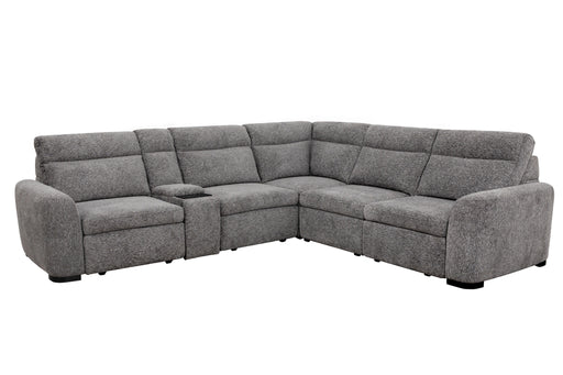 Parker Living Kline - Nightfall 6 Piece Power Sliding Sectional with Extension Footrests
