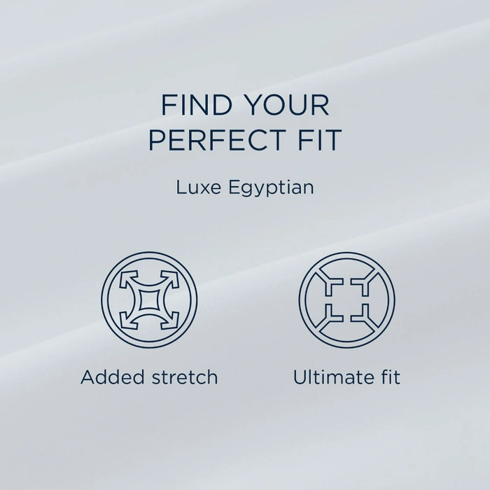 TEMPUR Luxe Egyptian Cotton Sheet Set Sandstone