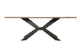 Parker House Crossings - Monaco Dining 84 Inch Rectangular Dining Table with 4 Upholstered Chairs
