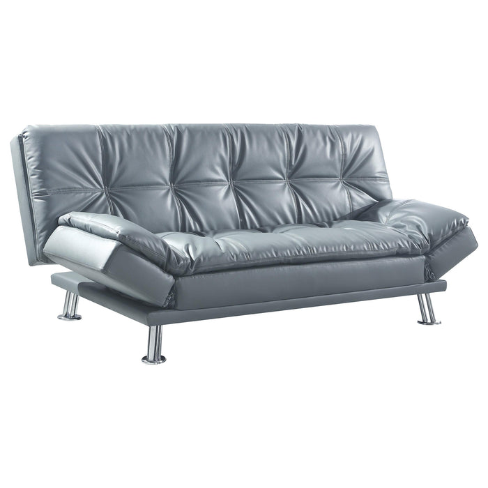 Dilleston Tufted Back Upholstered Sofa Bed Grey - All Brands Furniture (NJ)