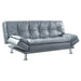 Dilleston Tufted Back Upholstered Sofa Bed Grey - All Brands Furniture (NJ)