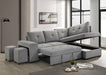 Roanne Pull-Out Sleeper Sectional Sofa - All Brands Furniture (NJ)