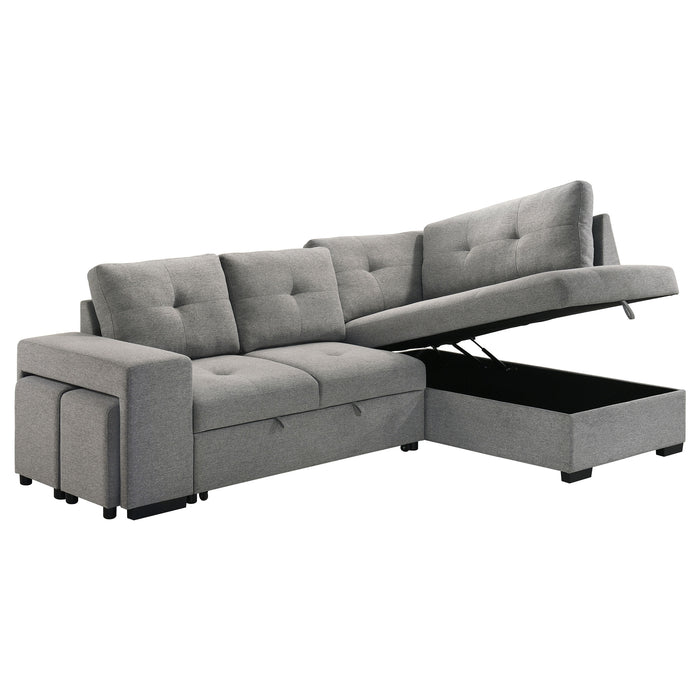 Roanne Pull-Out Sleeper Sectional Sofa - All Brands Furniture (NJ)