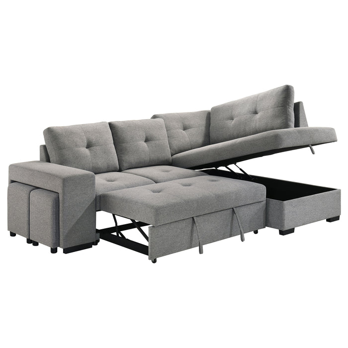 Roanne Pull-Out Sleeper Sectional Sofa - All Brands Furniture (NJ)