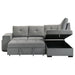 Roanne Pull-Out Sleeper Sectional Sofa - All Brands Furniture (NJ)