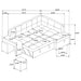 Roanne Pull-Out Sleeper Sectional Sofa - All Brands Furniture (NJ)
