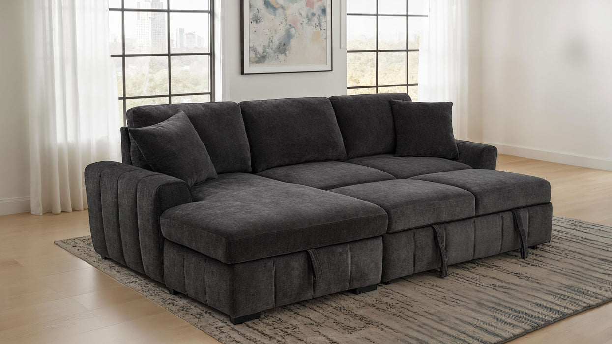 Pastrana Pull-Out Sleeper Sectional Sofa - All Brands Furniture (NJ)