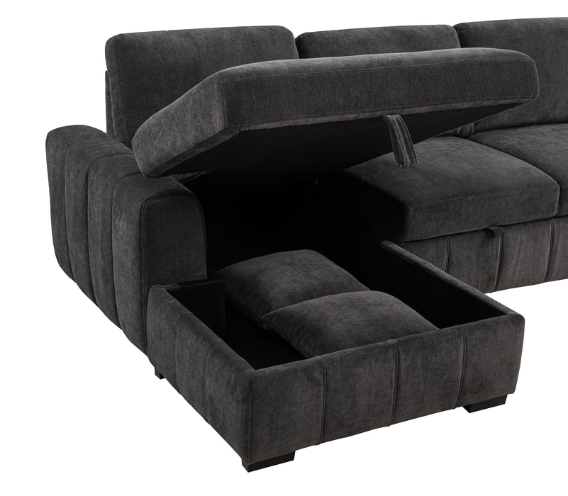 Pastrana Pull-Out Sleeper Sectional Sofa - All Brands Furniture (NJ)
