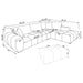 Camacho Upholstered Sectional Sofa with Ottoman Set - All Brands Furniture (NJ)