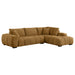 Camacho Upholstered Chaise Sectional Sofa Amber - All Brands Furniture (NJ)