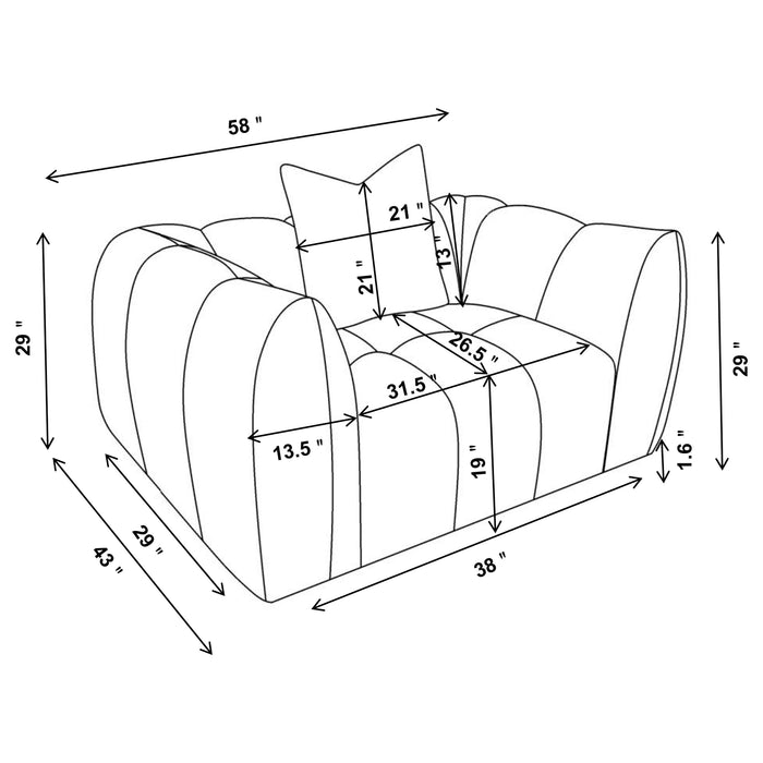 Winchester Accent Chair - All Brands Furniture (NJ)