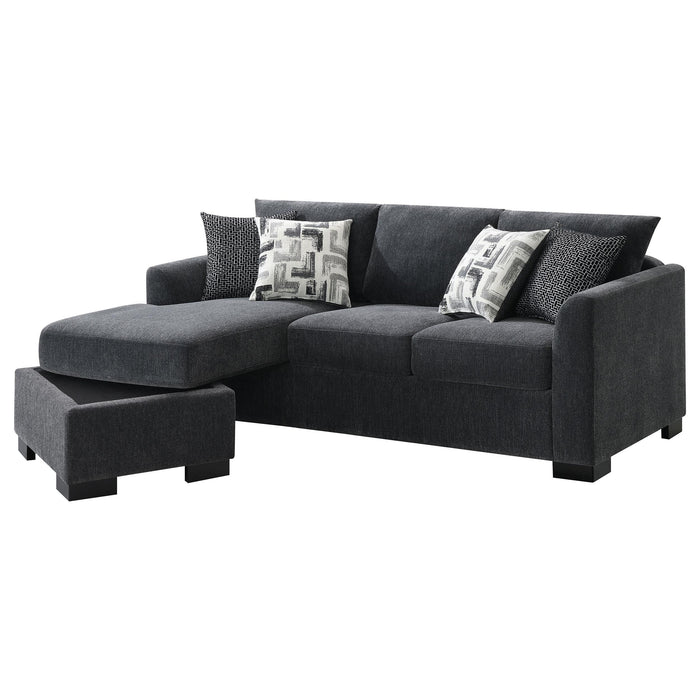 Storey Upholstered Sleeper Sectional Chaise Sofa - All Brands Furniture (NJ)