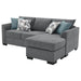 Storey Upholstered Sleeper Sectional Chaise Sofa - All Brands Furniture (NJ)