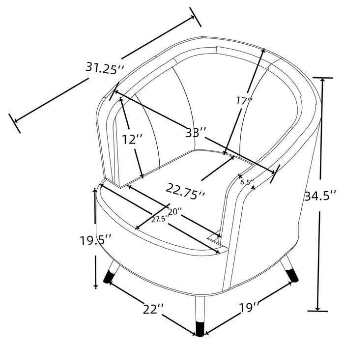 Ellorie Stationary 3 Pc Set - All Brands Furniture (NJ)