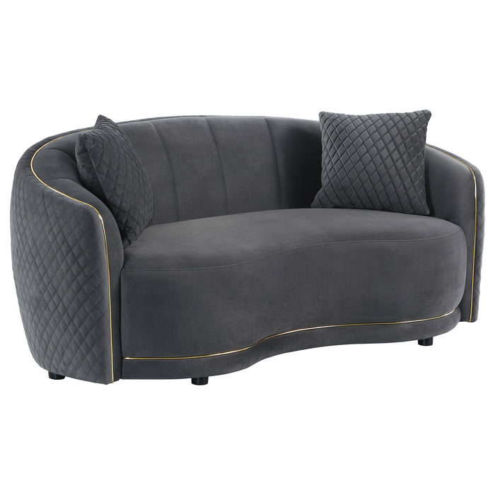 Brookside Stationary Loveseat - All Brands Furniture (NJ)