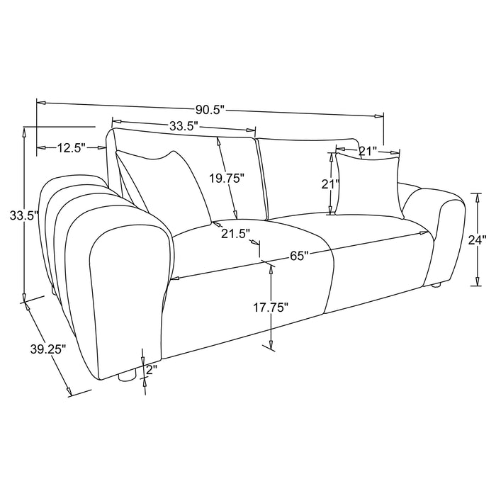 Burnett Sofa Set - All Brands Furniture (NJ)