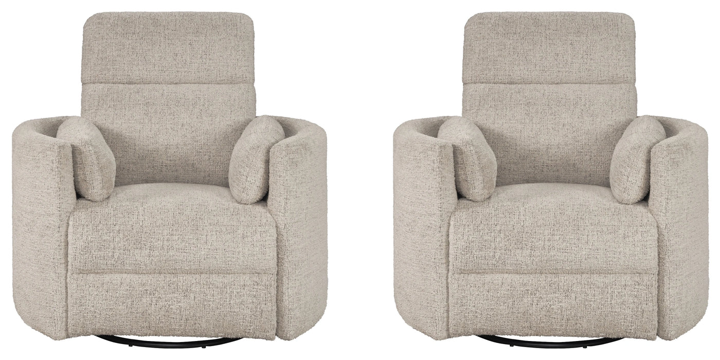Parker Living Radius Manual Swivel Recliner Two Pack