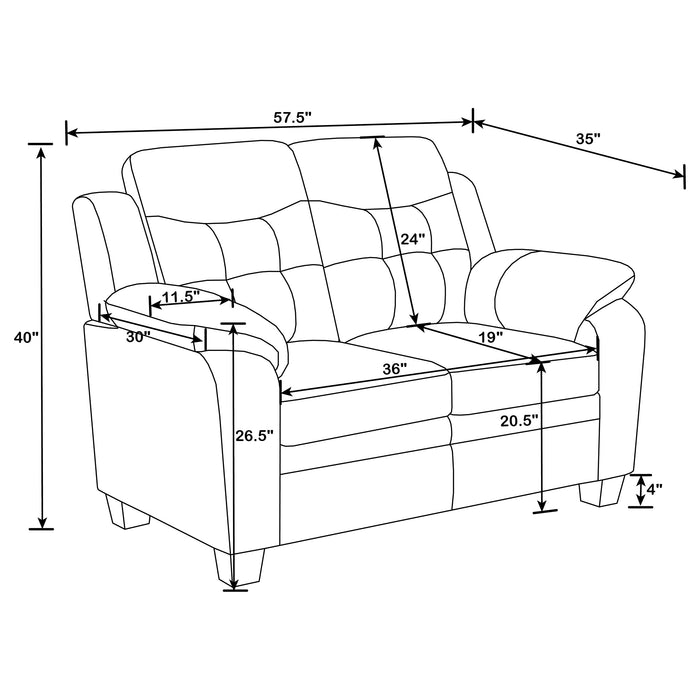 Finley Loveseat - All Brands Furniture (NJ)