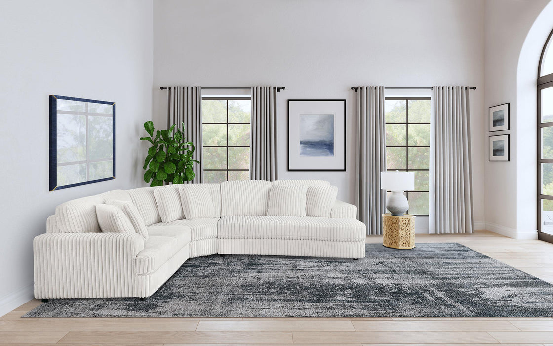 Emberson Upholstered Modular Sectional Sofa Ivory - All Brands Furniture (NJ)