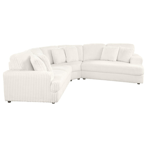 Emberson Upholstered Modular Sectional Sofa Ivory - All Brands Furniture (NJ)