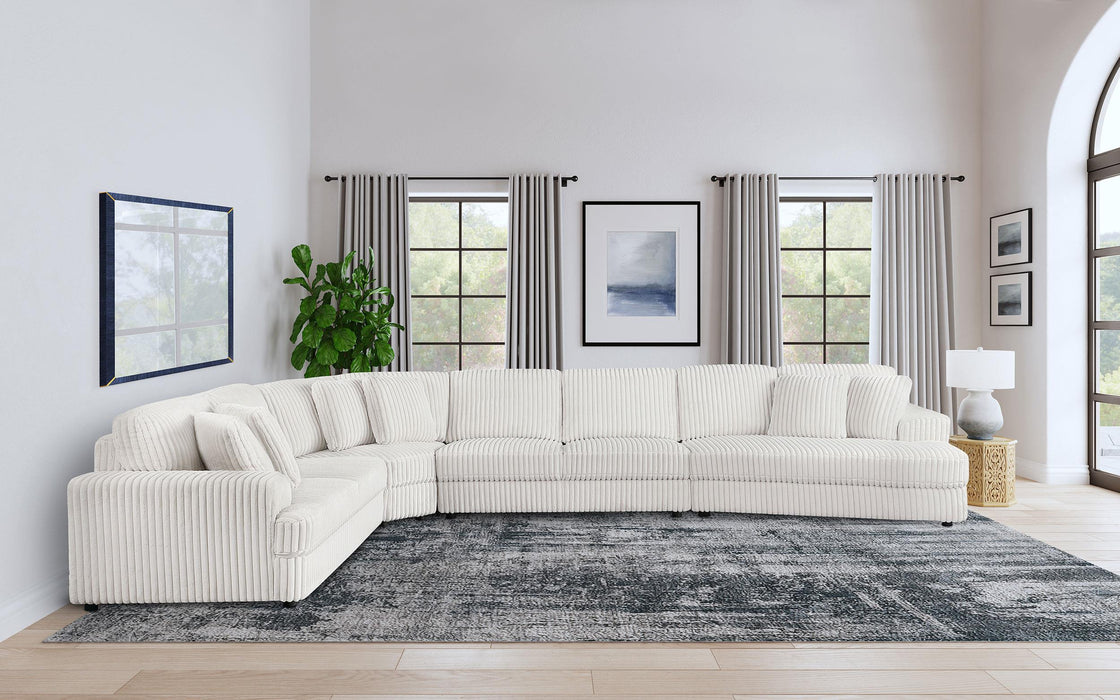 Emberson Upholstered Modular Sectional Sofa Ivory - All Brands Furniture (NJ)