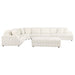 Emberson Upholstered Modular Sectional Sofa Ivory - All Brands Furniture (NJ)