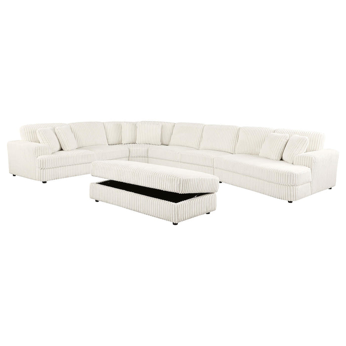 Emberson Upholstered Modular Sectional Sofa Ivory - All Brands Furniture (NJ)