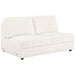 Emberson Upholstered Armless Loveseat Ivory - All Brands Furniture (NJ)