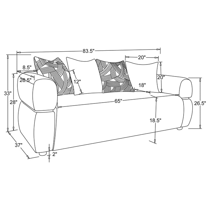 Jeanette Sofa Set - All Brands Furniture (NJ)