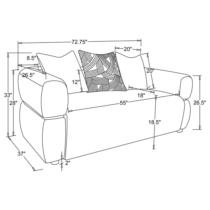Jeanette Sofa Set - All Brands Furniture (NJ)