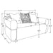 Jeanette Loveseat - All Brands Furniture (NJ)