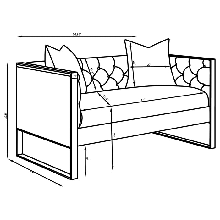 Eastbrook Stationary 3 Pc Set Gray - All Brands Furniture (NJ)