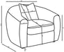 Isabella Accent Chair - All Brands Furniture (NJ)