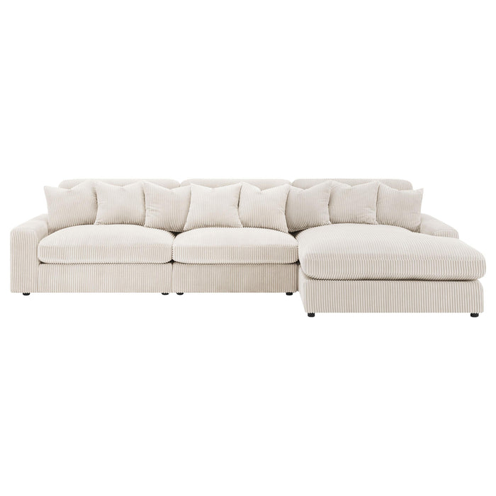 Blaine Upholstered Reversible Chaise Sectional Sofa - All Brands Furniture (NJ)