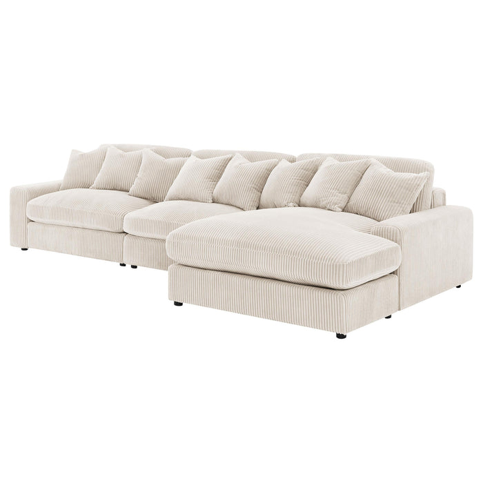 Blaine Upholstered Reversible Chaise Sectional Sofa - All Brands Furniture (NJ)