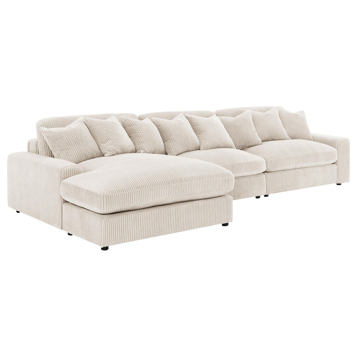 Blaine Upholstered Reversible Chaise Sectional Sofa - All Brands Furniture (NJ)