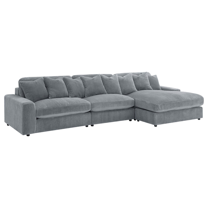 Blaine Upholstered Reversible Chaise Sectional Sofa - All Brands Furniture (NJ)