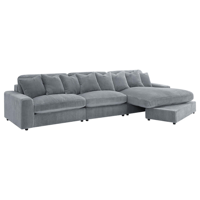 Blaine Upholstered Reversible Chaise Sectional Sofa - All Brands Furniture (NJ)
