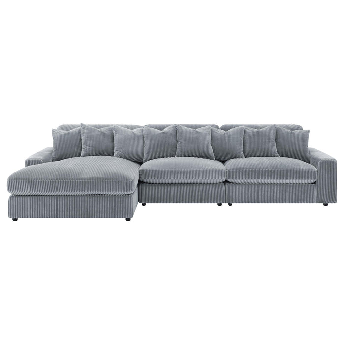 Blaine Upholstered Reversible Chaise Sectional Sofa - All Brands Furniture (NJ)