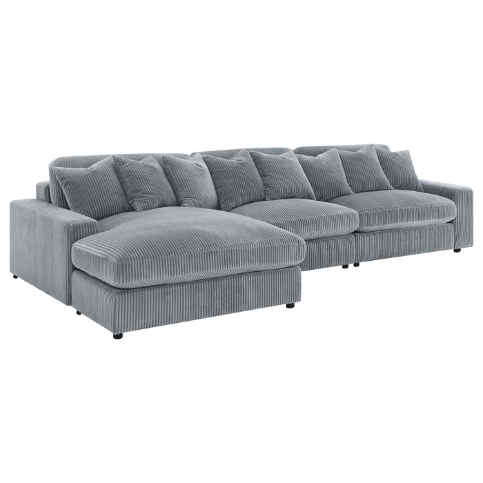 Blaine Upholstered Reversible Chaise Sectional Sofa - All Brands Furniture (NJ)