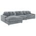 Blaine Upholstered Reversible Chaise Sectional Sofa - All Brands Furniture (NJ)