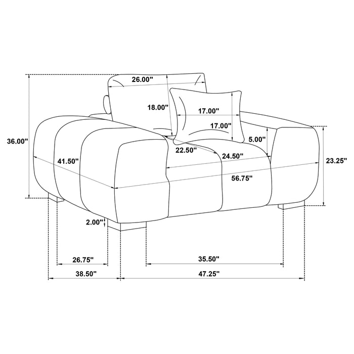 Octavia Accent Chairs - All Brands Furniture (NJ)